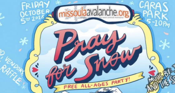 Pray for Snow Party Image