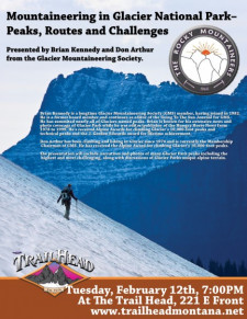“Mountaineering in Glacier National Park – Peaks, Routes and Challenges” Presented By The Rocky Mountaineers