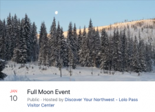 Full Moon Event at Lolo Pass